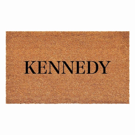 Calloway Mills Personalized Door Mat, Black, Natural, 17 in W x 29 in L 111371729